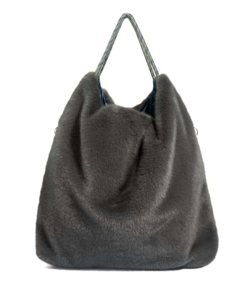 Front of a size O/S Women'S Hela Bag in Asphalt in Asphalt by bellerose. | dia_product_style_image_id:330654